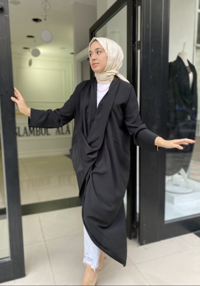 Çapraz Tunik Siyah