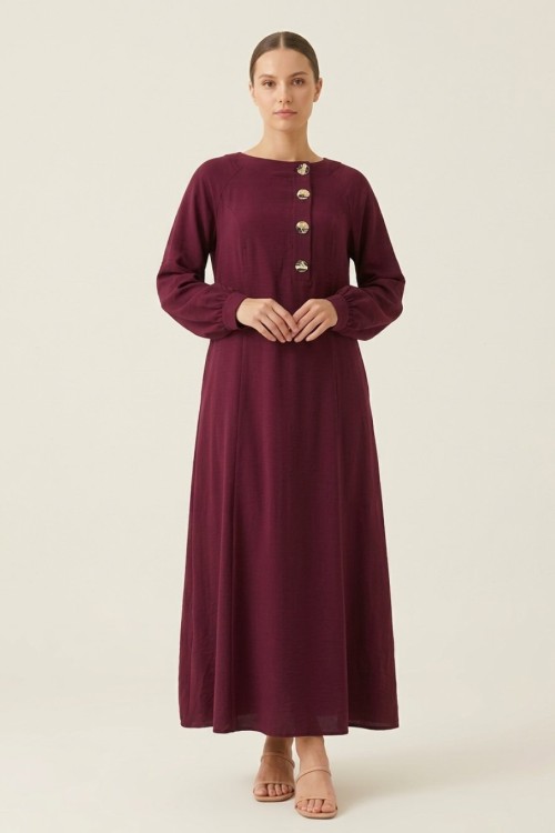 Hilal Elbise Bordo