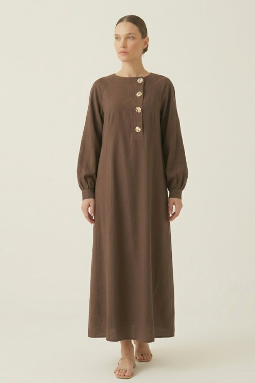 Hilal Elbise Kahverengi