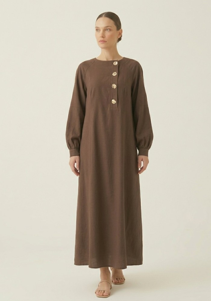 Hilal Elbise Kahverengi