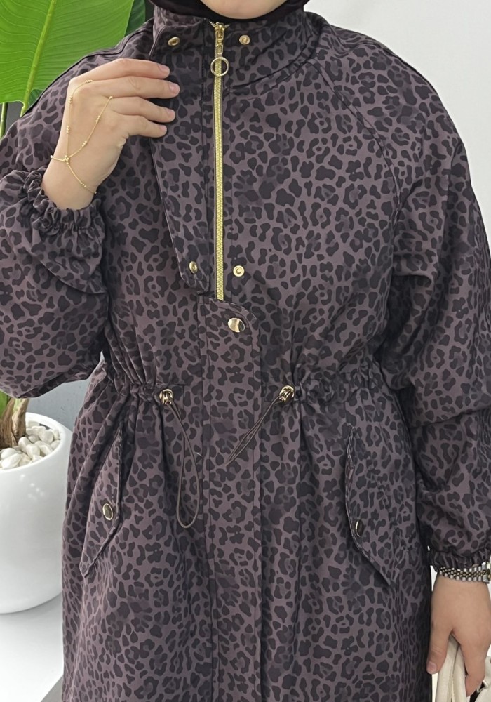 YAĞMURLUK TRENÇ Leopar